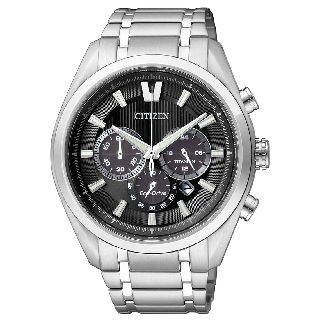 Orologio Uomo Citizen Eco Drive Cronografo Super Titanio Nero CA4010-58E