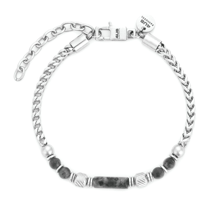 Bracciale 4US Cesare Paciotti Acciaio Con Biglie Grigie 4UBR7808