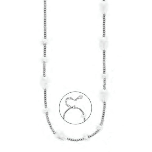 Collana Donna 4US Cesare Paciotti Acciaio Perle Biglie 4UCL8072W