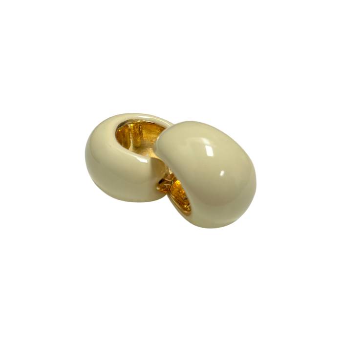 Orecchini Donna Le Gioie di Mavi Argento Smalto Beige ORE31/G52