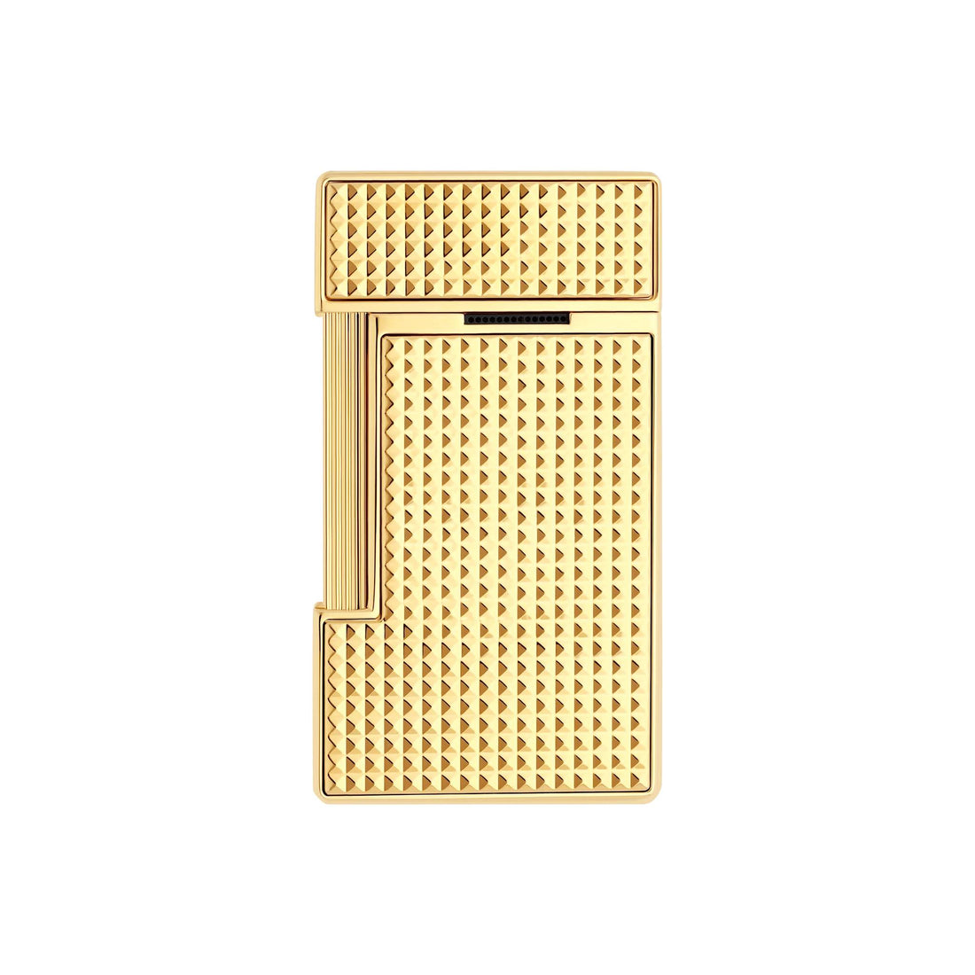 Accendino Unisex Dupont Slimmy Acciaio Dorato Testa Di Diamante 028009