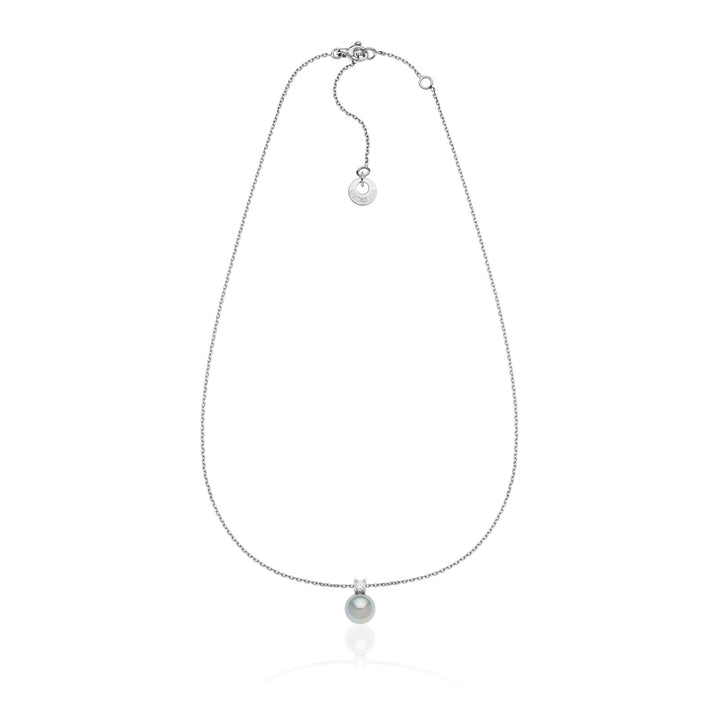 Collana Donna Unoaerre Argento 925 con perla grigia 557204