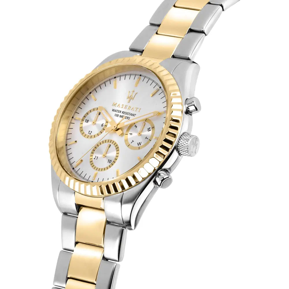 Orologio Uomo Acciaio Maserati Multifunzione Quarzo Competizione R8853100021