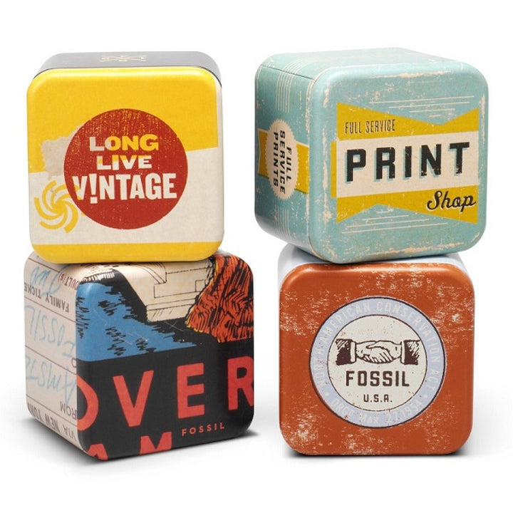 Orologio Uomo Fossil Acciaio Pelle Quarzo Solo Tempo Doppia Data FS5920