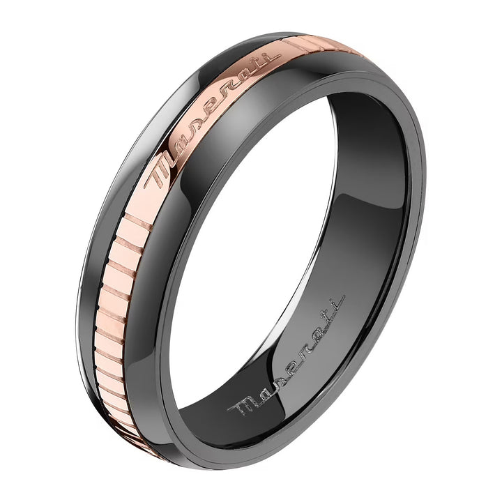 Anello Uomo Maserati Acciaio Ceramic Misura 19 JM225ATZ62019