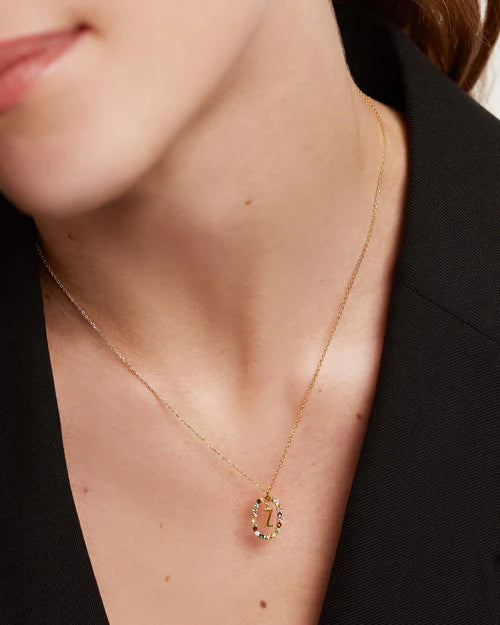 Collana Donna PDPaola Argento 925 Dorato Iniziale Z Zirconi CO01-285-U