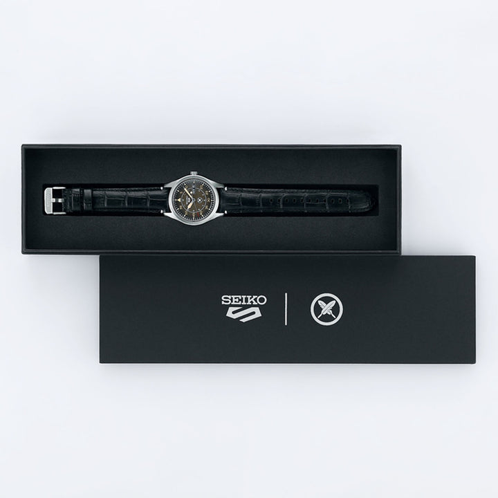 Orologio Uomo Seiko 5 Yuto Horigome Edizione Limitata Pelle Nero SRPL31K1