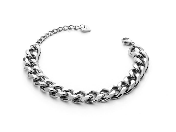 Bracciale Uomo 4US Cesare Paciotti Catena Groumette Targhetta 4UBR4744W