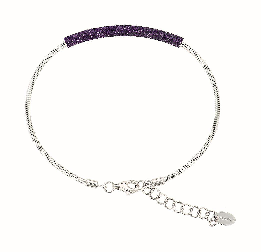 Bracciale Donna Pesavento Argento 925 Polvere Di Sogni Viola Londra WPSCB154