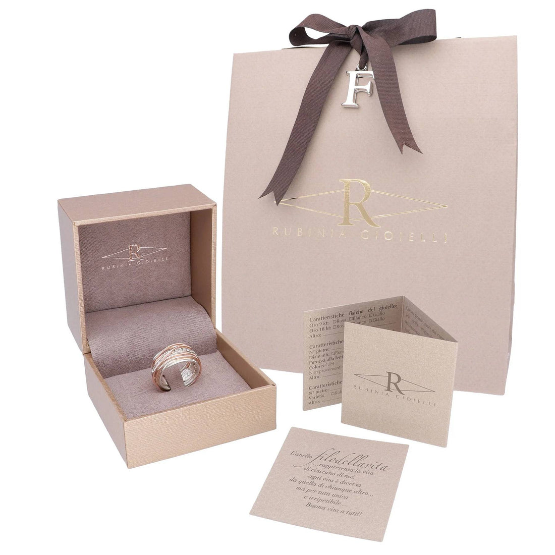 Anello Donna Filodellavita 13 Fili Argento 925 Mis.19 AN13A