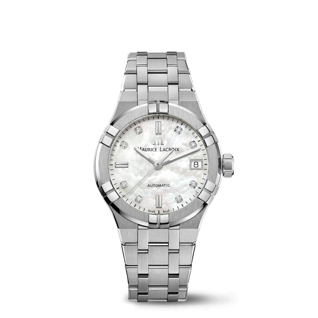 Orologio Donna Maurice Lacroix Aikon Automatico Madreperla Diamanti AI6006-SS002-170-1
