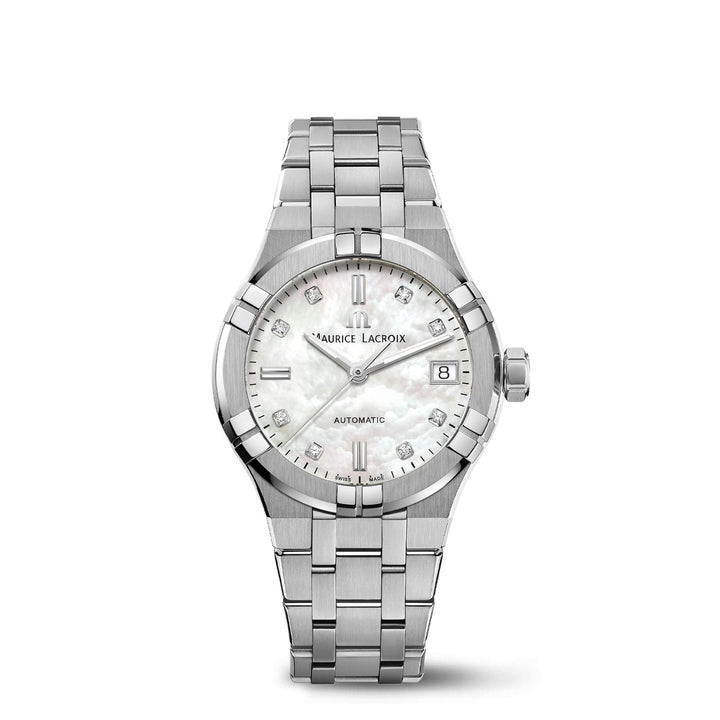 Orologio Donna Maurice Lacroix Aikon Automatico Madreperla Diamanti AI6006-SS002-170-1