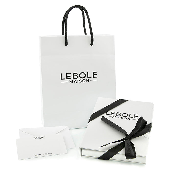 Orecchini Donna Lebole Tessuto Nero Fiori Legno Kanji Amore Grande KJM/S/AMO Verde