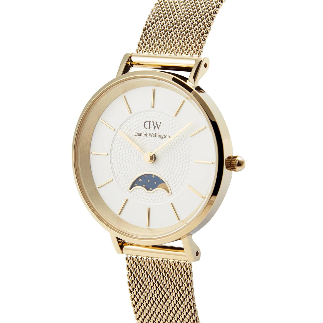 Orologio Donna Daniel Wellington Petite Lune Acciaio Dorato Fasi Lunari DW00100771