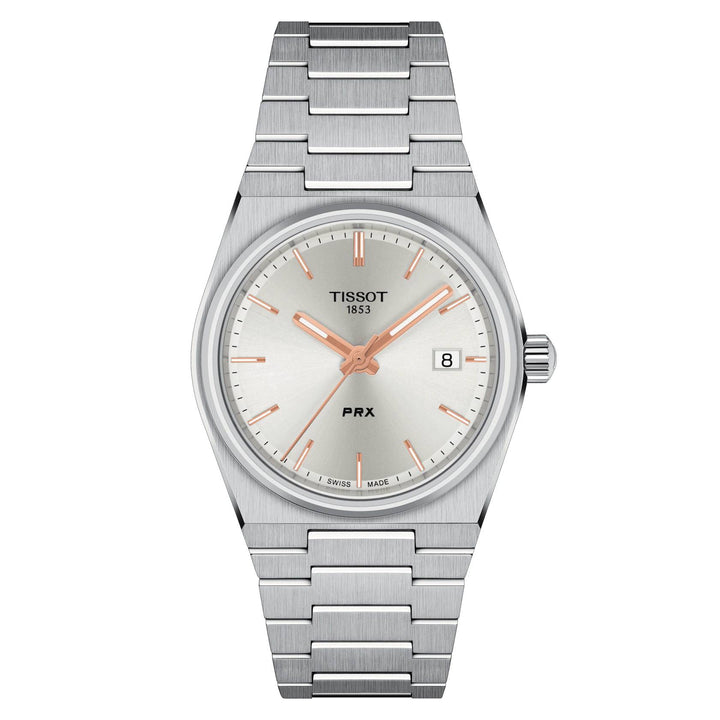 Orologio Acciaio Donna Tissot Classic Prx Data Movimento Svizzero T1372101103100