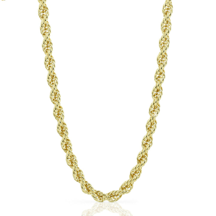 Collana Donna Unoaerre 1AR Bronzo Dorato Maglia Intrecciata Fune Grande 490927