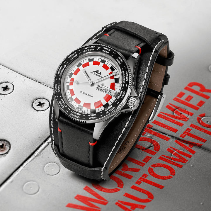 Orologio Uomo Mido Automatico Ocean Star Worldtimer M0268301603000