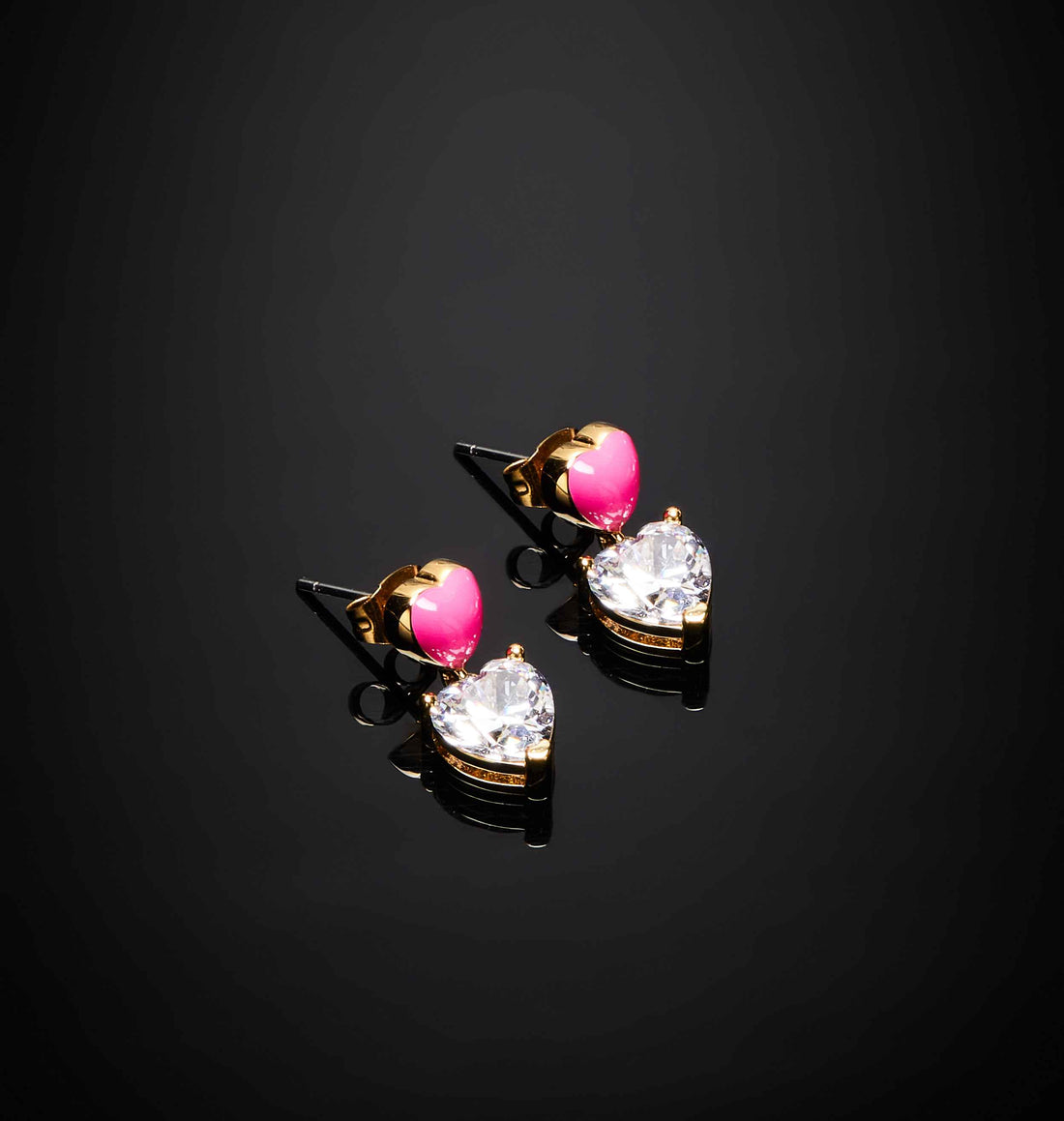 Orecchini Donna Chiara Ferragni Acciaio Dorato Cuoricino Smalto Rosa J19AWD03