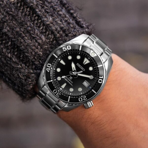 Orologio Uomo Seiko Prospex Automatico Acciaio Data Nero SPB101J1