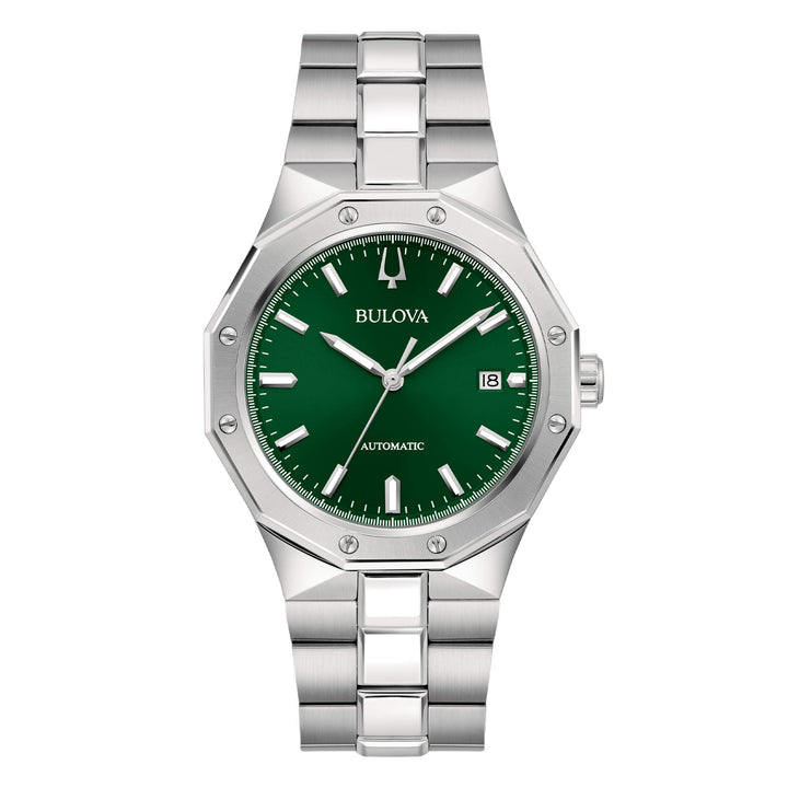 Orologio Uomo Bulova Octagon Automatico Verde 96B464