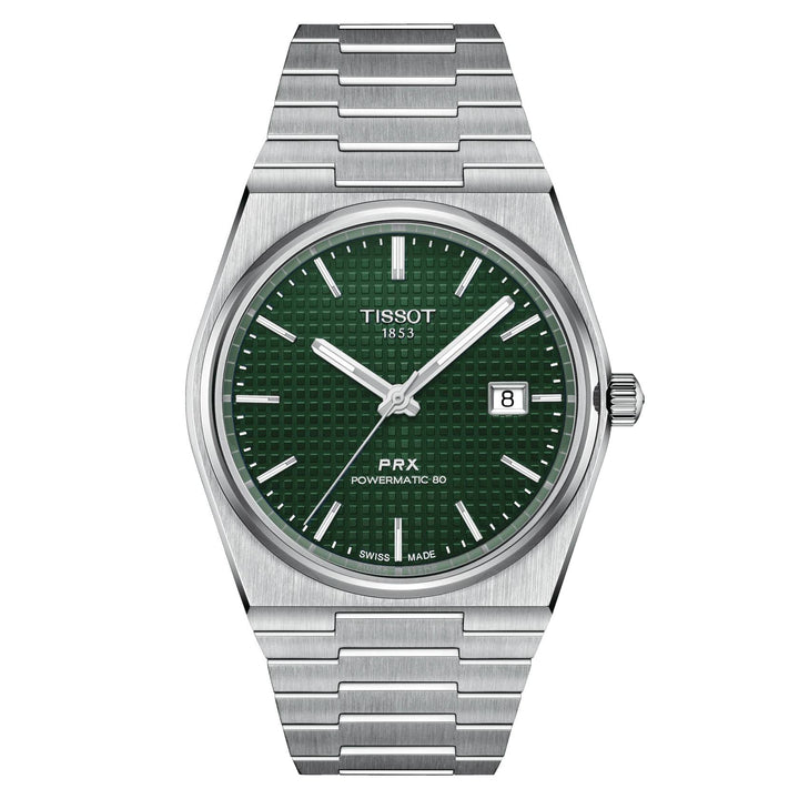 Orologio Acciaio Uomo Tissot Classic Prx Powermatic 80 Data Movimento Svizzero