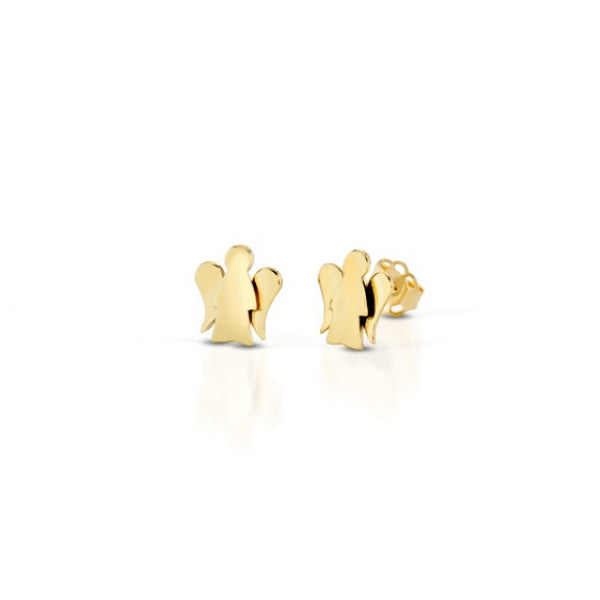Orecchini Donna Roberto Giannotti Oro Giallo 18 KT Lucido Angelo Liscio PZ680