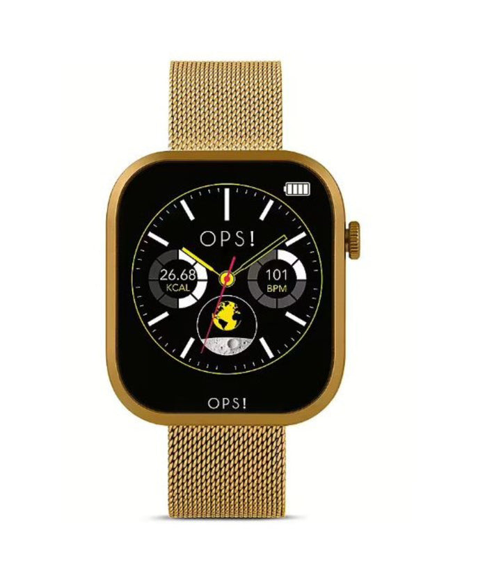 Orologio Unisex Ops Object Smartwatch Call Pro Acciaio Dorato Maglia Milano OPSSW-61