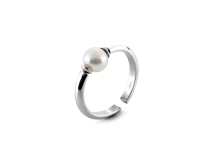 Anello Donna 4US Cesare Paciotti Acciaio con perle 4UAN6494W