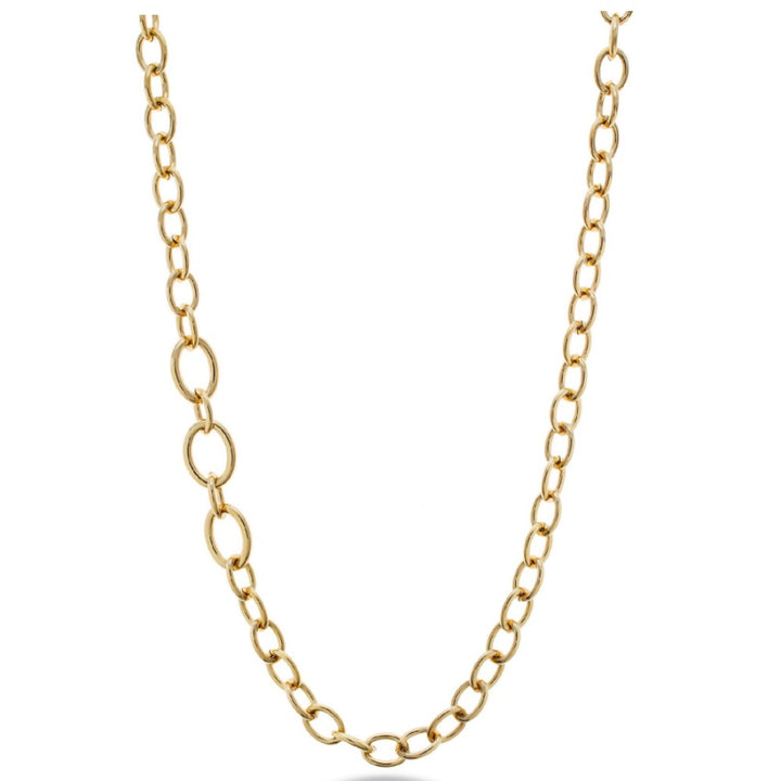 Collana Donna Liu Jo Acciaio Dorato Catena Ovale LJ2327