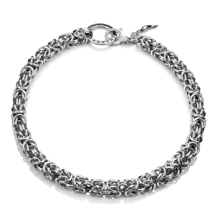 Collana Donna Giovanni Raspini Argento 925 Catena Bizantina Grande 07129