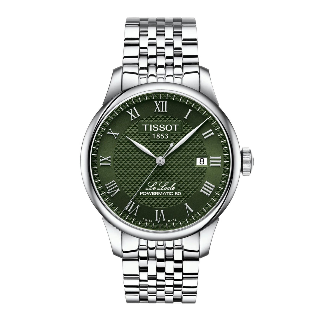Orologio Uomo Tissot Le Locle Verde Powermatic 80 Acciaio T0064071109300