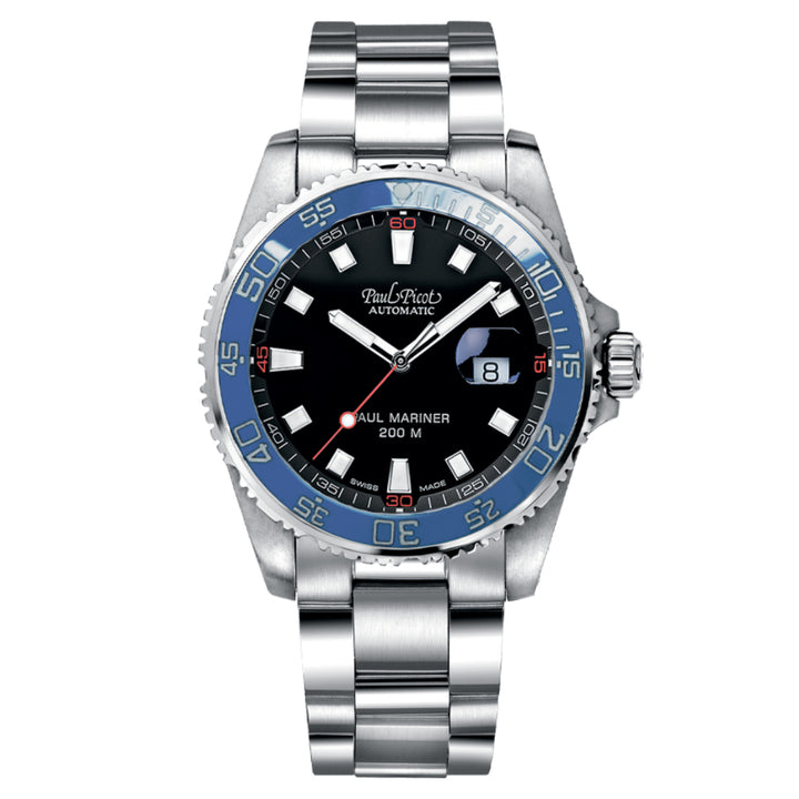 Orologio Uomo Paul Picot Automatico Paul Mariner III Data 4352SG-CB