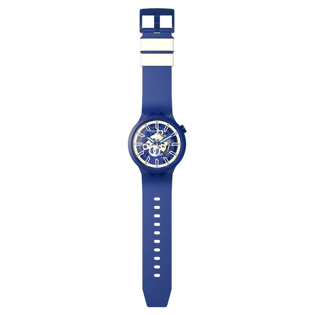 Orologio Uomo Swatch Big Bold Al Quarzo Blu SB01N102
