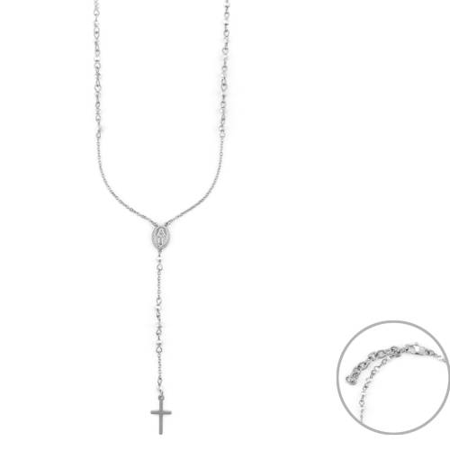 Collana Uomo Acciaio Rosario 4US Cesare Paciotti Sfere Sfaccettate 4UCL7356