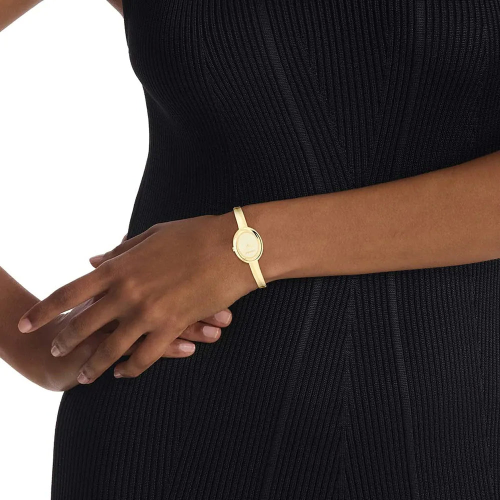 Orologio Donna Acciaio dorato Calvin Klein Quarzo Solo Tempo  Lucido 25100056