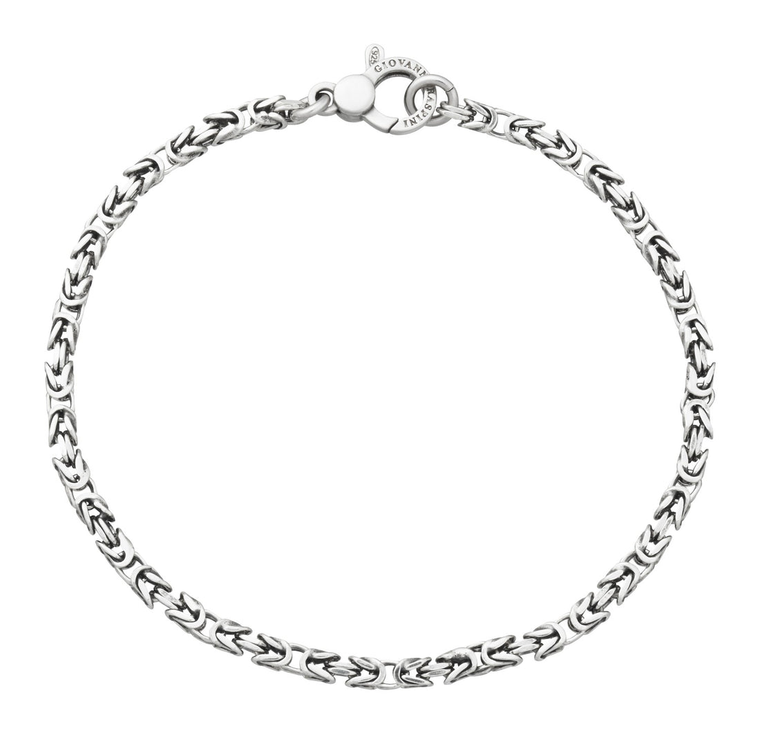 Bracciale donna Giovanni Raspini in Argento 925/1000 maglia Bizantina 12402L
