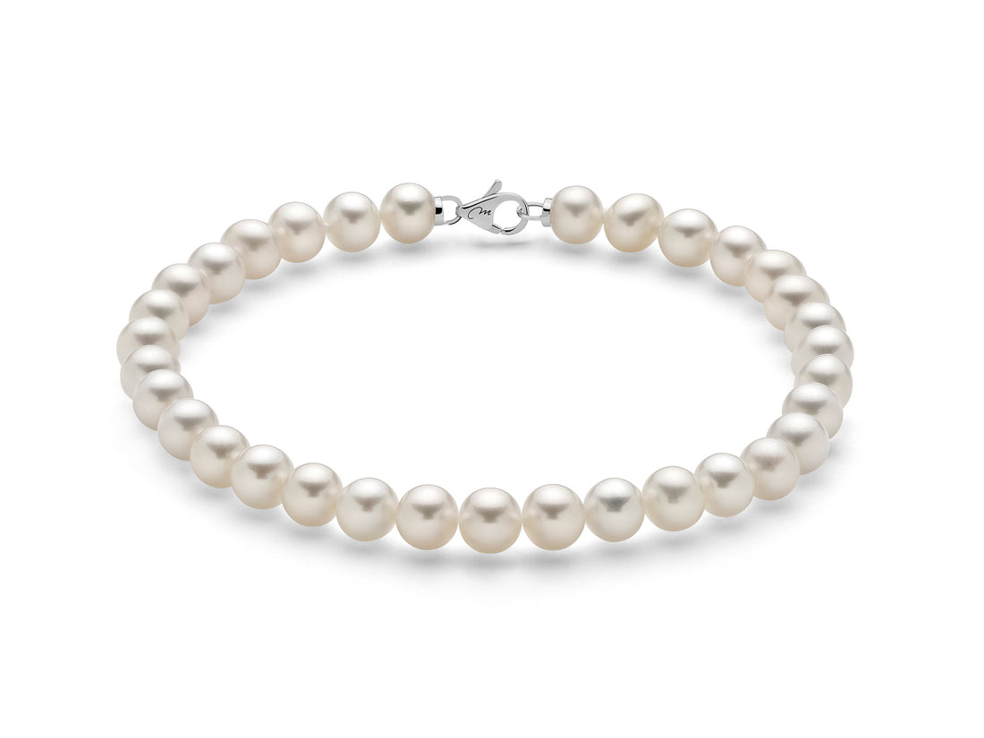 Bracciale Donna Perle Miluna Con Chiusura In Oro Bianco 750 PBR1681V