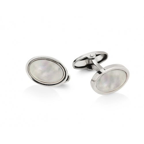 Gemelli Uomo UnoaerreArgento 925 In Madreperla Ovali 463817