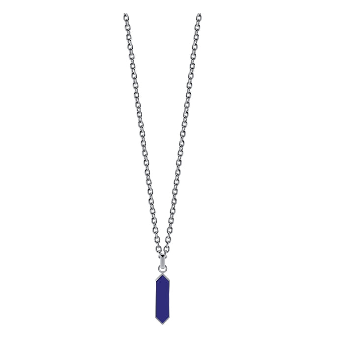 Collana Uomo Liu Jo Acciaio con targhetta Lapis MLJ597