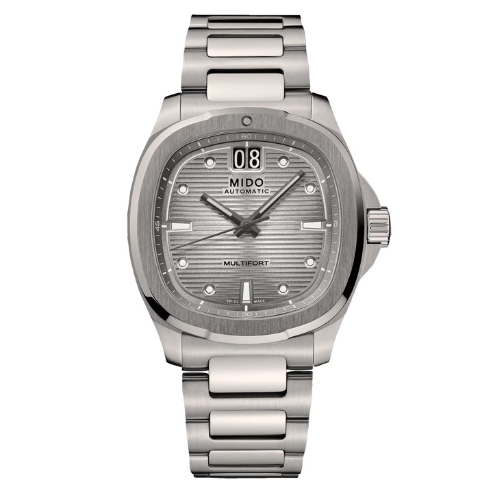 Orologio Uomo Mido Automatico Multifort TV Gran Data Titanio M0495264408100