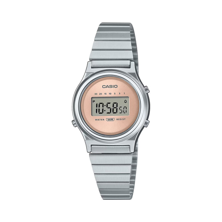 Orologio Donna Casio Vintage Acciaio Quarzo Digitale Rosa LA700WE-4AEF