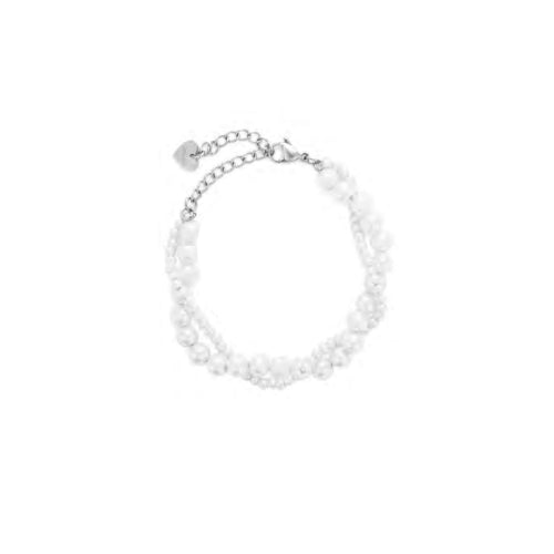 Bracciale Donna 4US Cesare Paciotti Acciaio Perle Biglie 4UBR8112W