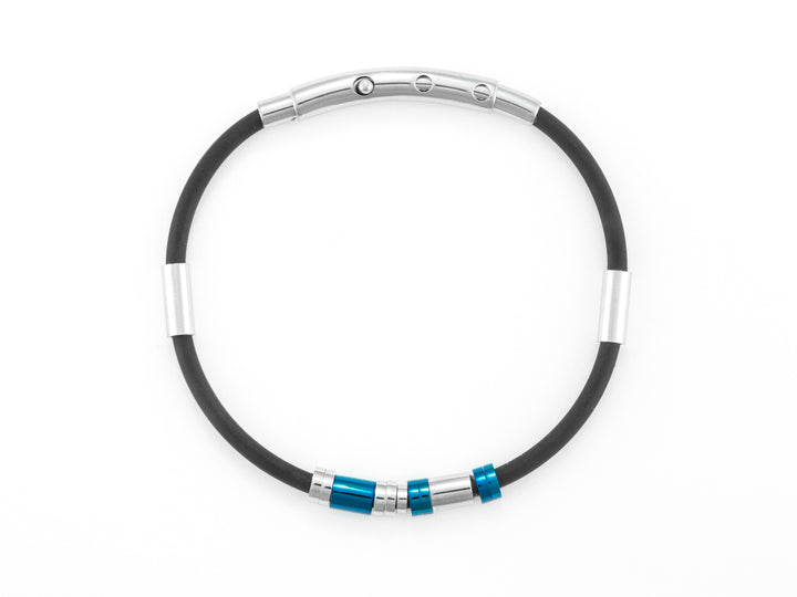 Bracciale Uomo 4US Cesare Paciotti Acciaio caucciù liscio Semirigido 4UBR7037