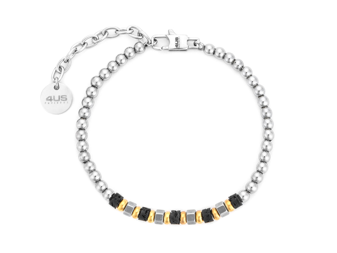 Bracciale 4US Cesare Paciotti Acciaio Biglie 4UBR7810