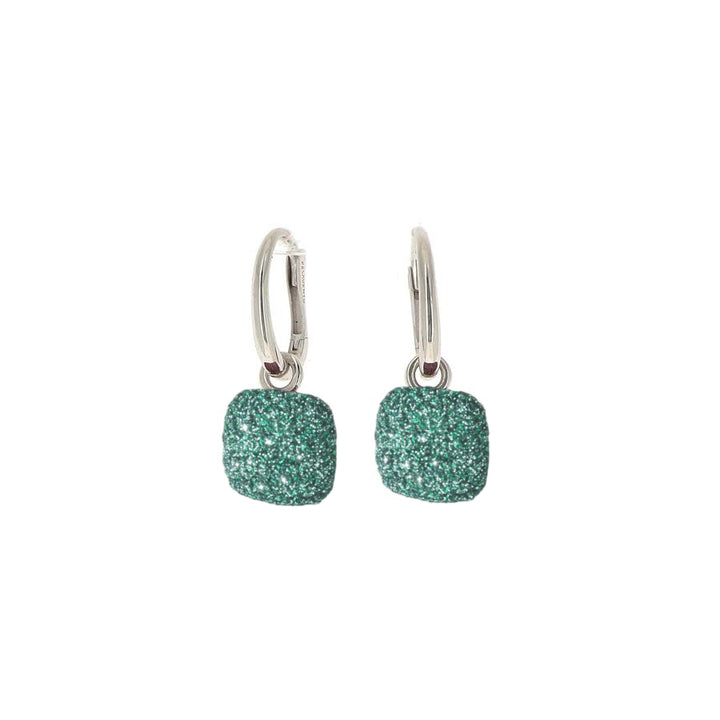 Orecchini Donna Pesavento Argento 925 Polvere Di Sogni Verde Amazzonia WPSCO100