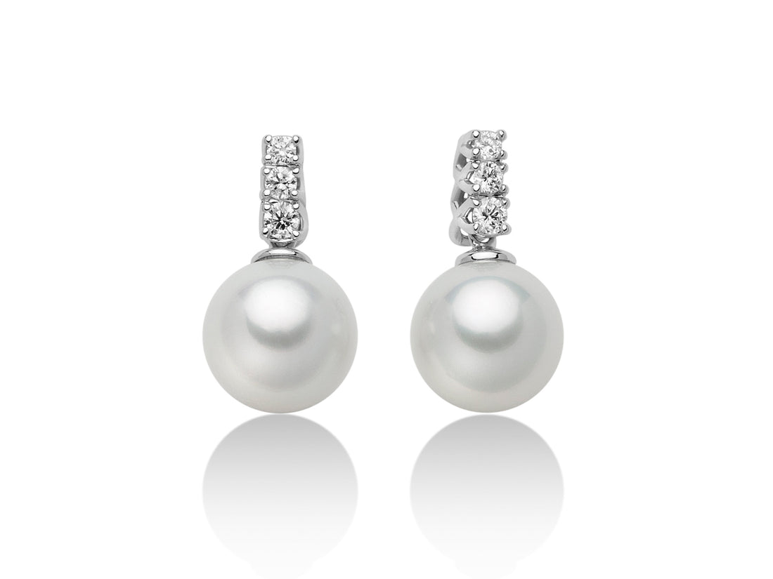 Orecchini Donna  Miluna oro 750 Perla e diamante PER2366A
