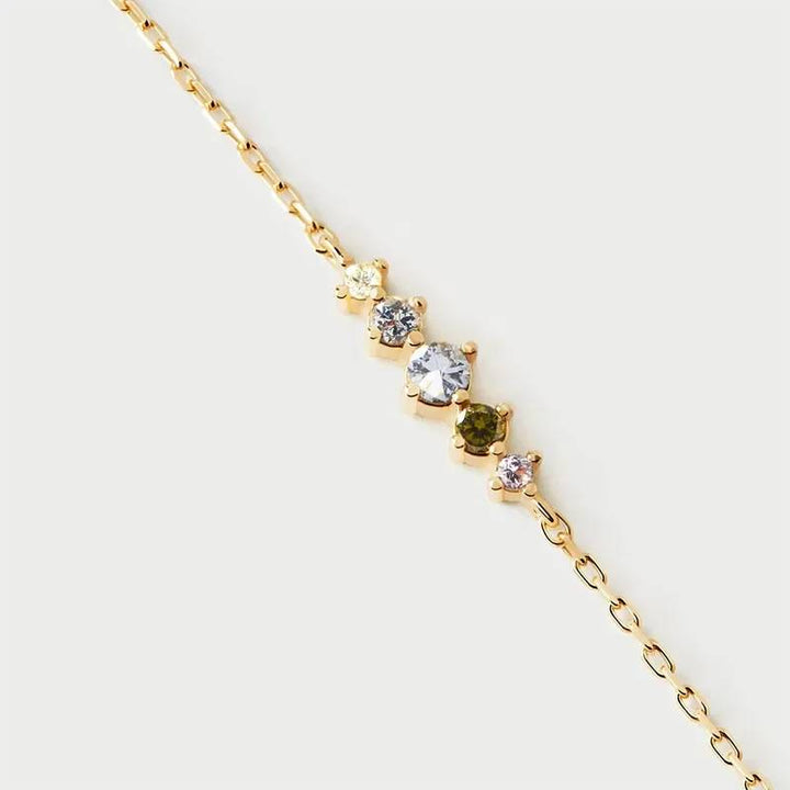 Bracciale Donna PDPaola Argento 925 Dorato estela zirconi colorati PU01-A42-U