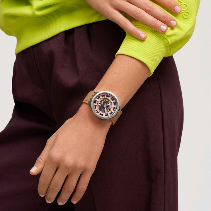 Orologio Unisex Swatch Terracotta Tide Acciaio Gomma SB07S119