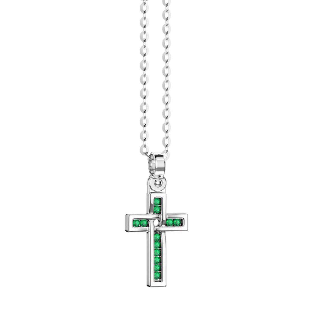 Collana Uomo Zancan Croce Argento ESC216-VE