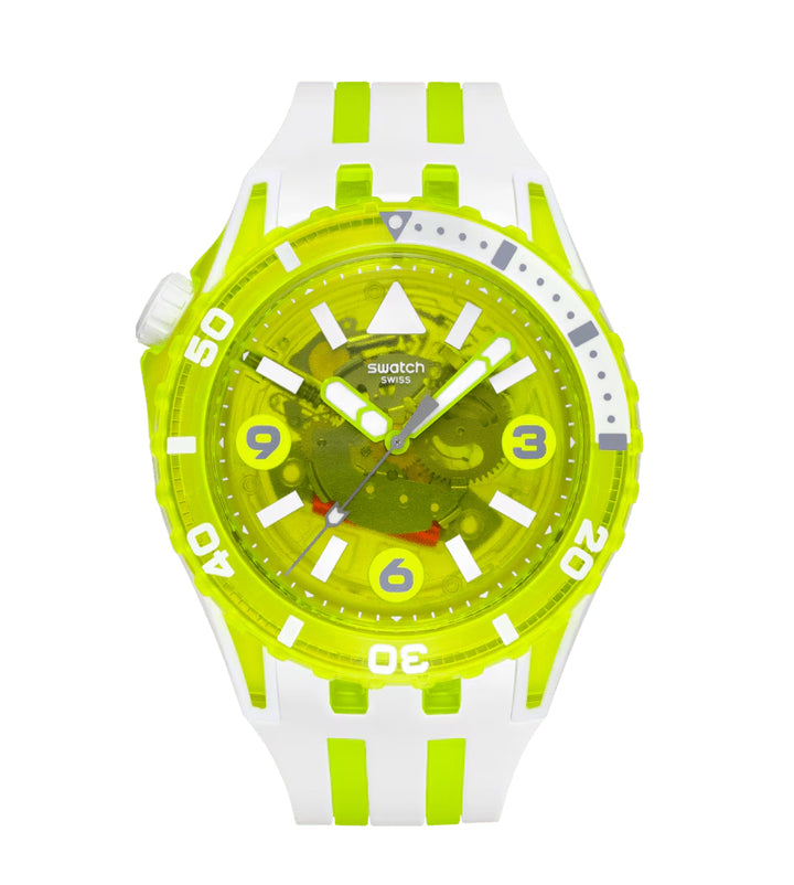 Orologio Unisex Swatch SCUBAQUA EGG YOLK Neon SSCU09J100